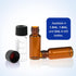 HPLC LC 8-425 Screw Thread Vial Caps, 8 mm, PTFE/Silicone Septa, Black, Polypropylene, 100 pcs/pk...