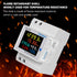 Single Phase Energy Meter Tester Din Rail Electricity Usage Monitor 6 in 1 Multimeter AC 40-300V 100A Voltage Current Voltmeter Ammeter Watt Kwh F...