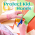 Evridwear Cut Resistant Gloves for Kids 4-6 Years, Level 5 Protection Cutting Gloves Food Grade for Cooking, Whittling, Wood Carving, Gardening an...