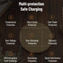 Charging Pad, 15W Bamboo Charger, Fast Qi Charging Station, Compatible with Note 8, S8, S8 Plus, S7, S7, S6, S6, S10, S10e, S9, S8, G7...
