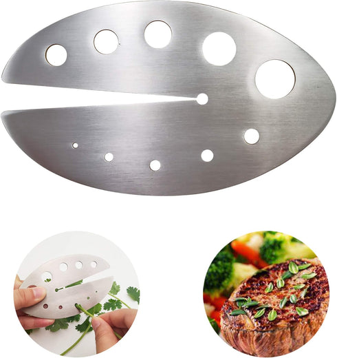 Herb Strippers 11 Holes-Stainless Steel Kitchen Leaf Stripping Tool- Perfect for Removing Stems From Herbs & Kale (1 Pack Herb Stripper)...