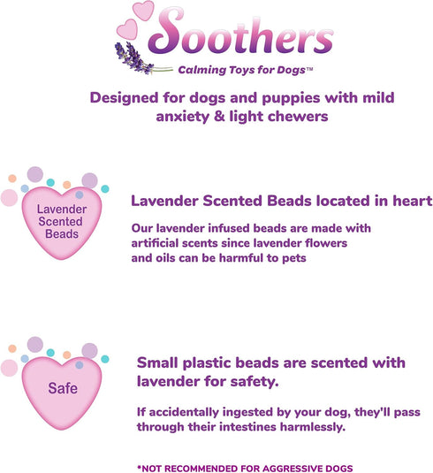 SPOT Soothers- Tabbie Lambie Dog Toy-Separation Anxiety Toys for Dogs, Stuffing Free, Scented with Calming Lavender Fragrance Beads to Safely Calm...