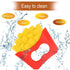 Teething Toys for Babies Soothe Teething Pain and Itching Gums, Food Grade Silicone Teethers for Babies 0-6 Months/6-12 Months, (Fries)...
