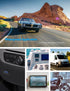 USB3.0 Square Flush Mount - 1M 3ft USB 3.0 Extension Mount, Dash Mount, Flush Mount, Panel Mount Cable, for Car, Boat, Motorcycle (3 feet)...