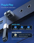 Bluetooth 5.1 USB Adapter - Driver-Free, Plug & Play for Windows PC. For Headphones, Mouse, Keyboard, Speaker, Printer, Laptop....