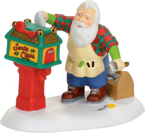 Department 56 North Pole Season Santa Figurine Village Accessory, Multicolor...