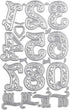 Number Dies for Scrapbooking Card Making, 0~9 Arabic Numbers Metal Cutting Dies Numbers Die Cuts for Decoupage Gift Birthday Date Cards DIY Scrapb...