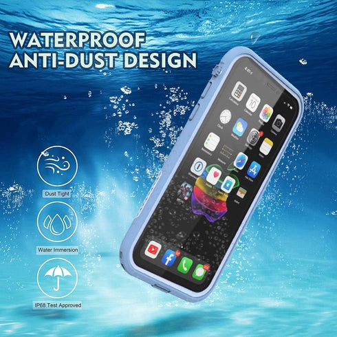 for iPhone 11 Waterproof Case 6.1 Screen Protector Underwater Shockproof Full-Body Dustproof Rugged Case for Aplle iPhone 11 (Clove Purple)...
