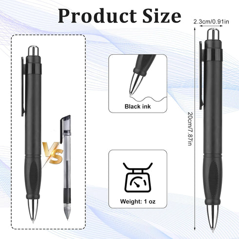 3pcs Big Pens Heavy Pens, 7.87 Inch Smoothly Writing Oversized Weighted Pen Fat Pens Large Giant Writing Tool with Comfortable Sleeve for Arthriti...