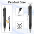 3pcs Big Pens Heavy Pens, 7.87 Inch Smoothly Writing Oversized Weighted Pen Fat Pens Large Giant Writing Tool with Comfortable Sleeve for Arthriti...