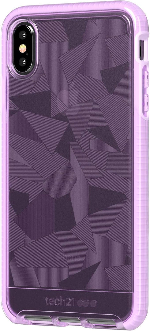 tech21 Evo Edge Phone Case with 12ft Drop Protection for Apple iPhone Xs Max - Orchid...