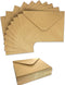 50 Pcs A7 Envelopes for Invitations, 5.25 x 7.25 Inches Kraft Envelopes for 5 x 7 Cards, Wedding, Baby Shower, Greeting, Graduation, Birthday Part...