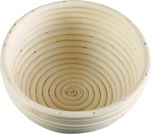 Frieling Round Proofing Basket, Brotform Bread Rising Banneton and Serving Basket, 7-Inch...