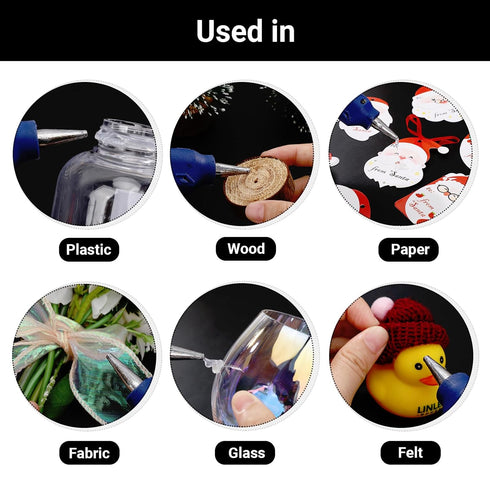 Glow in The Dark Hot Glue Sticks, 72 Pack 0.27" x 4" Hot Glue Sticks Strips Adhesive Purpose Glue Sticks Mini Set for Handmade Car DIY Art Craft H...