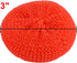 uxcell Plastic Kitchen Dish Pot Pan Mesh Scouring Washing Cleaning Scrubber Pad 5pcs Red...