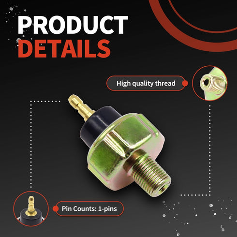 201-0262 Engine Oil Pressure Switch Compatible with Honda Accord Civic CR-V,Compatible with Nissan Replaces PS-198 PS100 S4270...