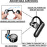 Bluetooth earpiece V5.4 single ear bluetooth headset, with noise cancellation and microphone compatible, talk time of 35 hours bluetooth phone hea...