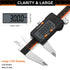HARDELL Digital Caliper, 6 Inch Stainless Steel Caliper Measuring Tool with Large LCD Screen, Electronic Micrometer Caliper Digital Inch/Millimete...