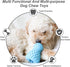 Chew Toys -Cone Shape Dog Toys for Aggressive Chewers?Durable Natural Rubber? Multifunctional Teeth Cleaning and Gum Massage(Blue)...