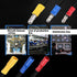 Glarks 300pcs 22-16 / 16-14 / 12-10 Gauge Insulated Quick Splice Female / Male Bullet Crimp Terminals Connectors Assortment Kit...
