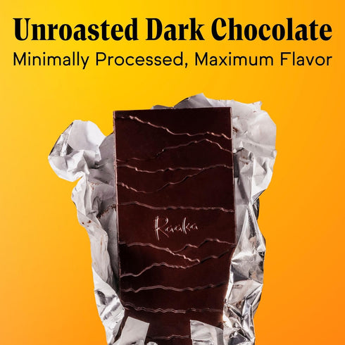 Raaka Chocolate Bananas Foster 66% Cacao Dark Chocolate | Gourmet Dark Chocolate Gift | Organic, Vegan, Fair Trade, Soy Free, Non GMO, Gluten Free...