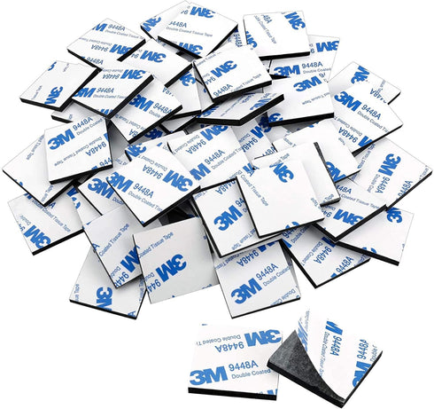 UPINS 60 Pack Double Sided Foam Tape Square Self-Adhesive Foam Tape Black Strong Sticky Pads for DIY Art Crafts Supplies...