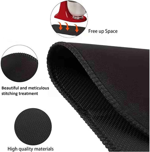 Mixer Slider Mat for Kitchen aid Stand Mixer With 2 Grey Mixer Accessories,Kitchen Appliance Slide Mats Pads Compatible with Kitchen aid 4.5-5 Qt ...