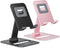 Nulaxy 2 Pack Dual Folding Cell Phone Stand, Fully Adjustable Phone Holder for Desk, Compatible with iPhone 15 14 13 12 11, Nintendo Switch, All P...