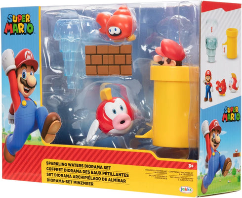 Redcolorful Nintendo 2.5" Sparkling Waters Diorama Set...