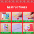 Hicdaw Kids Greeting Card Making Kit, 9Pcs Card Making Kits for Kids Thank You Card Kit DIY Handmade Card Making Supplies Art Crafts Crafty Set Te...