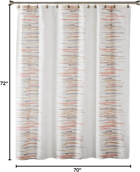SKL Home by Saturday Knight Ltd. Mori Shower Curtain, Blush, 72.00" x 70.00"...