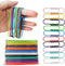 Colorful Paper Clips Large, Pack of 30 Bright Vinyl Coated Jumbo Paper Clips for Papers School Office Supplies 10 cm...