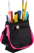 Five Star Pencil Pouch, Pen Case, Storage Organizer for School Supplies Earbuds Chargers Cables Makeup, Stand 'N Store, Fits 3 Ring Binder, Navy/P...