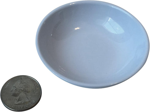 Melamine Plastic Sauce Dishes, 1 oz, 2-3/4", White (Set of 15)...