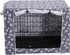 Pethiy Dog Crate Cover Durable Polyester Pet Kennel Cover Universal Fit for Wire Dog Crate - Fits Most 24 inch Dog Crates - Cover only-Sky Gray-24...