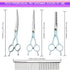 Grooming Scissors for Dogs at Home, Fcysy Professional Dog Grooming Kit Tijeras Para Cortar Pelo De Perros, Cat Grooming Scissors Curved Haircut S...