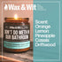 Wax & Wit Funny Soy Candle Gift for Women - Humorous, Aromatherapy Soy Wax Candle, Ideal for Housewarming, Coworker, Birthday – Pineapple, Cassis,...