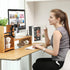 Clip Clamp Phone Holder for Desk/Table/Glass Door/Desktop Baffle/Easel,Compatible with iPhone/Nexus/HTC/LG/Huawei/Smart Phones,360°Adjustment Alum...