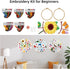 5 Sets Cross Stitch Kit for Beginner, Animal and Plant Beginner Embroidery Kit, Needle Point Kits With Pattern And Instructions for Adults Include...