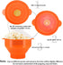 The Original Korcci Microwaveable Silicone Popcorn Popper, BPA Free Microwave Popcorn Popper, Collapsible Microwave Popcorn Maker Bowl, Use In Mic...