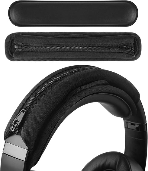 Geekria Protein Leather Headband Pad Compatible with Bose Beats JBL ATH Hyperx Skullcandy, Headphones Replacement Band, Headset Head Cushion Cover...