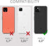 kwmobile Case Compatible with Google Pixel 5 Case - TPU Silicone Phone Cover with Soft Finish - Blue Green...