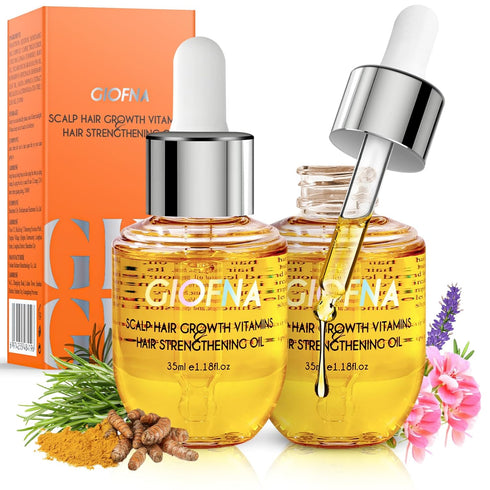 Hair Oil,Rosemary Hair Care Serum for Hair Growth, Scalp Care Oil for Curly, Thick, Frizzy, Dry, and Damaged Hair, Reduce Hair Loss, Frizzy and Dr...