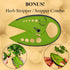 Herb Scissors, Stainless Steel Multipurpose 5 Blade Kitchen Herb Shears, Herb Cutter with Safety Cover and Cleaning Comb for Chopping Basil Chive ...