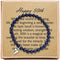 50th Birthday Gifts for Women Turning 50 – Bead Bracelet with Message Card & Gift Box - Fiftieth...