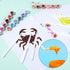 6Pcs Plastic Spatula Palette Knives, Palette Knife Set Thin and Flexible Art Knife Tools Pallet Knife for Acrylic Paint Painting Knife Mixing,Spre...