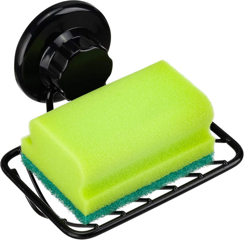 iPEGTOP Super Powerful Vacuum Suction Cup Shower Soap Dish - Strong Rustproof Stainless Steel Soap Saver Sponge Holder for Bathroom & Kitchen Sink...