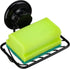 iPEGTOP Super Powerful Vacuum Suction Cup Shower Soap Dish - Strong Rustproof Stainless Steel Soap Saver Sponge Holder for Bathroom & Kitchen Sink...