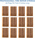 CKAuto 60pcs 4" Brown Tire Repair Strings, Automotive Tool Tire Repair Plugs for Tubeless Off-Road Tires Car, Bike, ATV, UTV, Wheelbarrow, Mower...