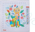 Bright Creations Pack of 2, Fox and Cat Stamped Counted Cross Stitch, Embroidery Beginner Kit with 11 CT Cloth, Needles, Thread...